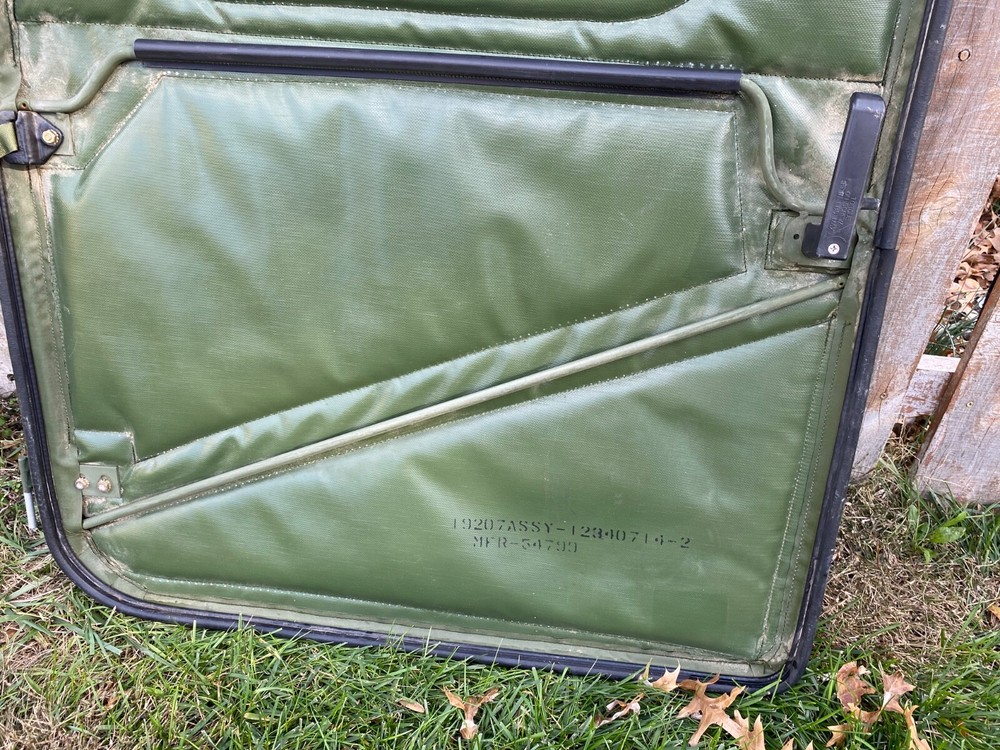 Green Humvee Soft Artic Right Front Door