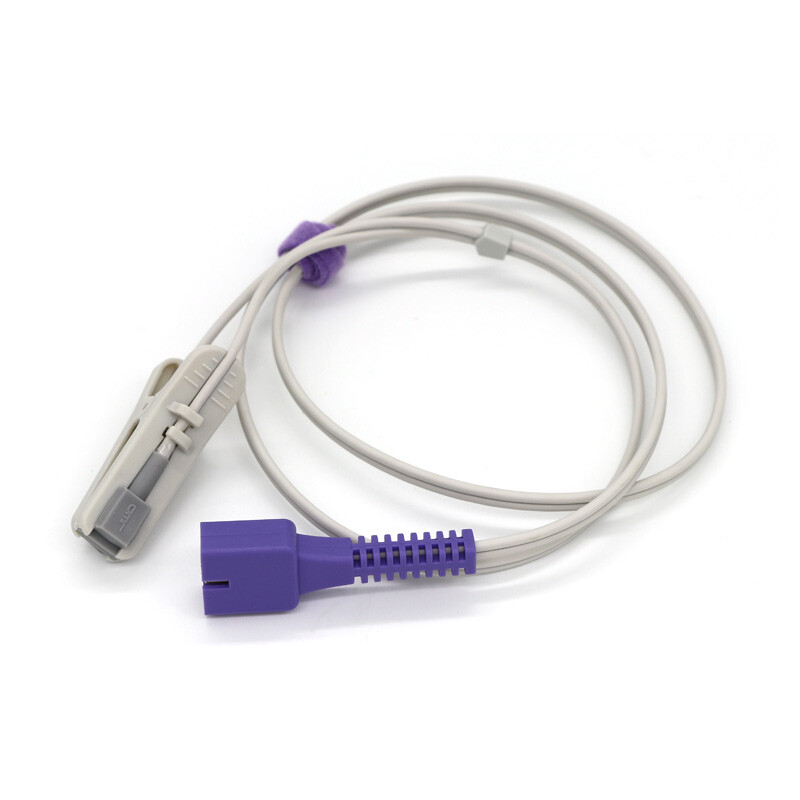 Fit for Nellcor 9PinVeterinary Reusable SpO2 Sensor Probe Animal Ear Tongue Clip