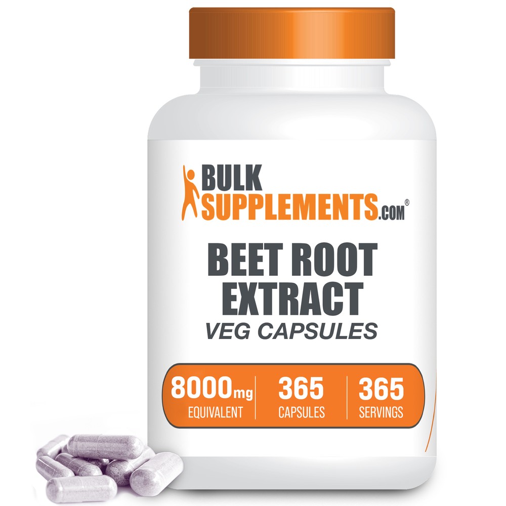 BulkSupplements Beet Root Extract 365 Capsules - 400mg Serving