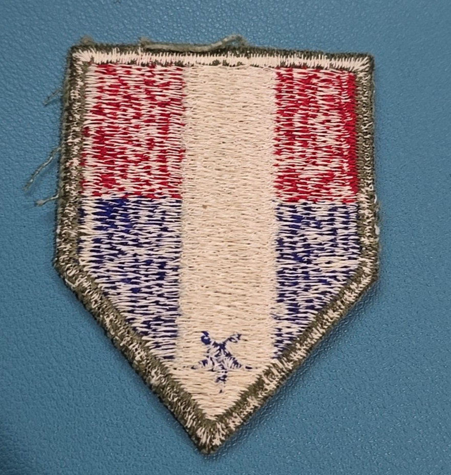 U.S. ARMY NORTHWEST SERVICE COMMAND PATCH-Cut Edge-Snow Back-Original WW-II WW2*