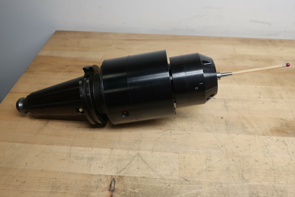 Digital Techniques Probe Valeron CAT50 Tool Holder DP-1119 w/ Wood Case