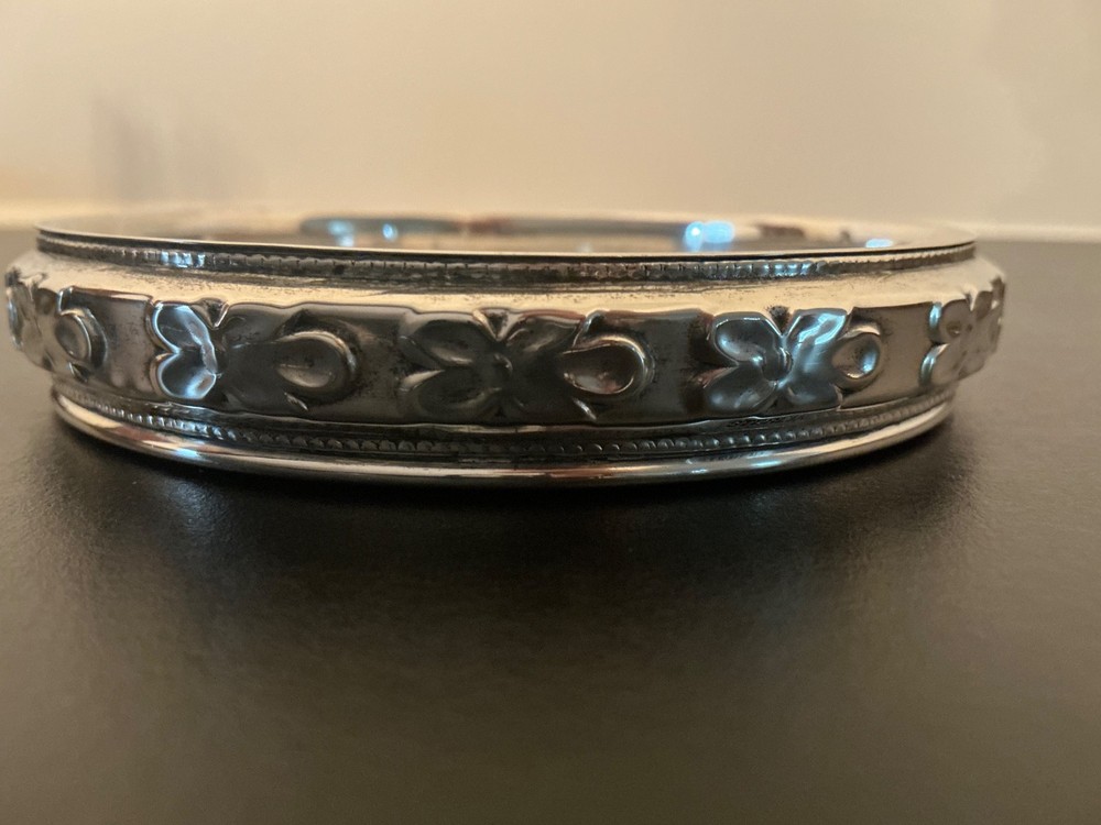 Vintage Sterling Silver Wine Coaster