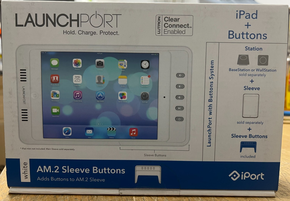 LaunchPort AM.2 Sleeve Buttons – White