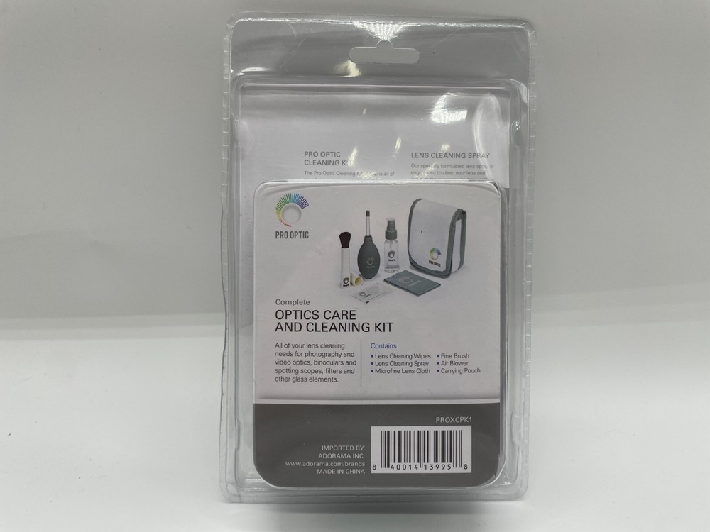 PRO OPTICS COMPLETE OPTICS CARE AND CLEANING KIT