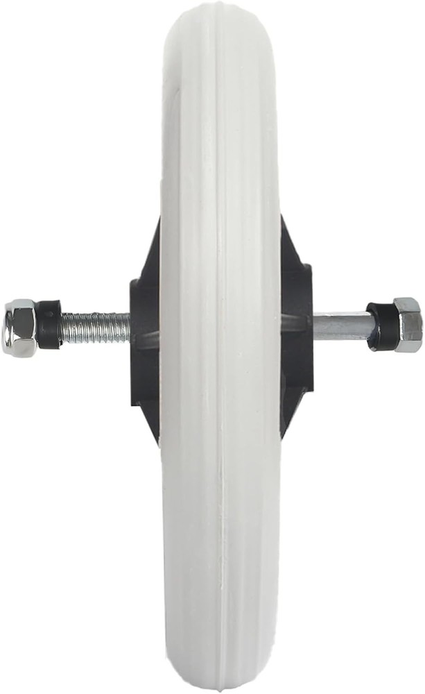 4 Pack Replacement Wheelchair Wheels, 6 Inch Solid Wheel Replacement for Whee...