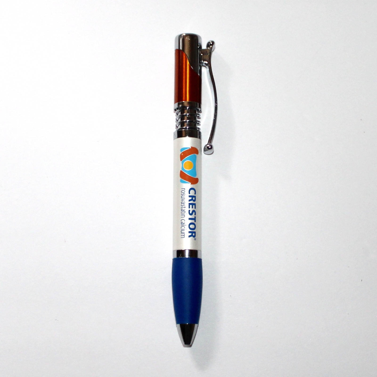 CRESTOR Drug Rep Collectible Pen RARE Heavy Metal pharmacy