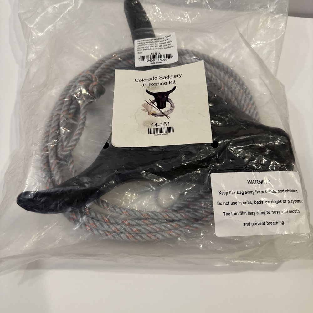 The Junior Roping Kit | Complete Kids Rodeo Set | Practice Dummy Steer Head, ...