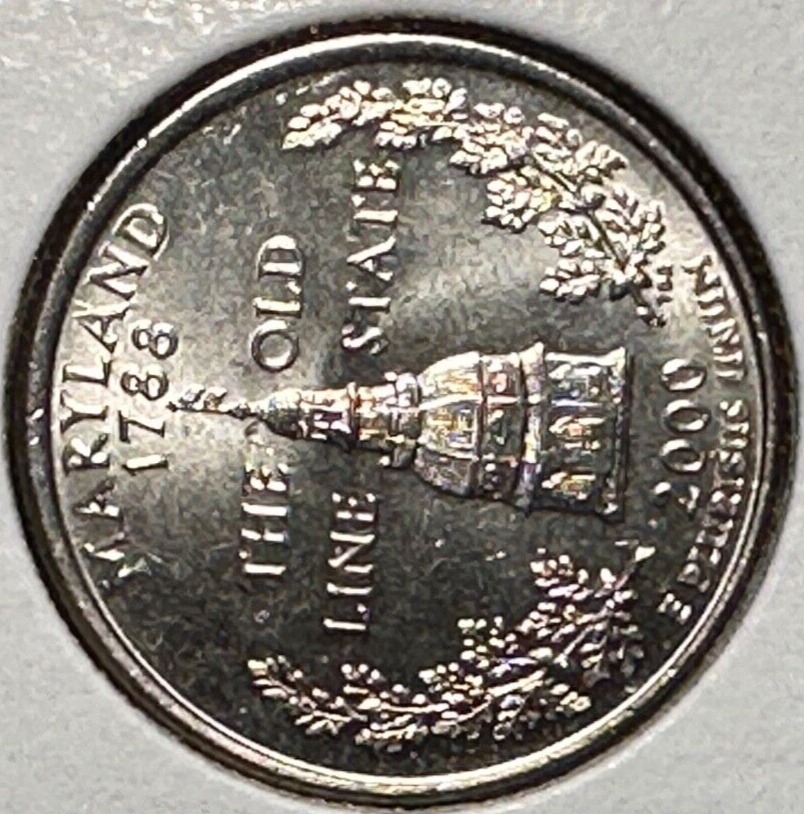 2000 D Maryland State Quarter Uncirculated