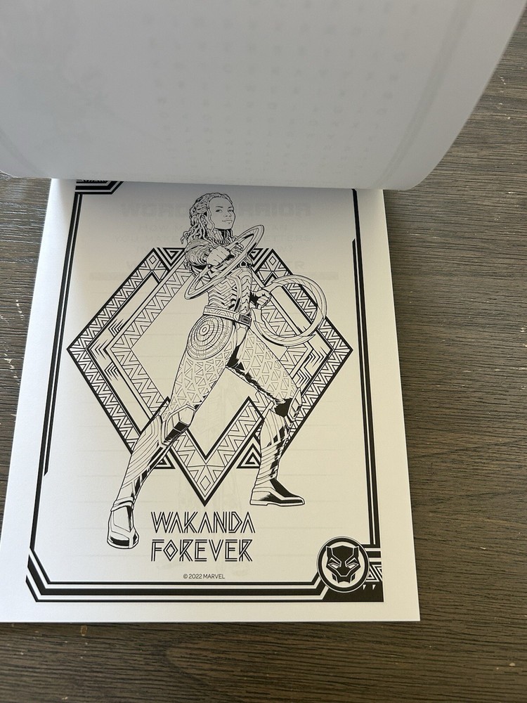 Black Panther Wakanda Forever Create-A-Scene Sticker Activity Pad Marvel