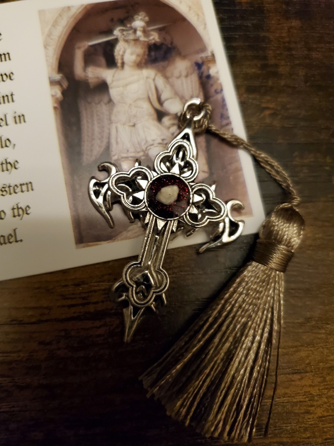 St. Michael Sword Cross Stone Cave Monte Sant’Angelo Gargano Italy