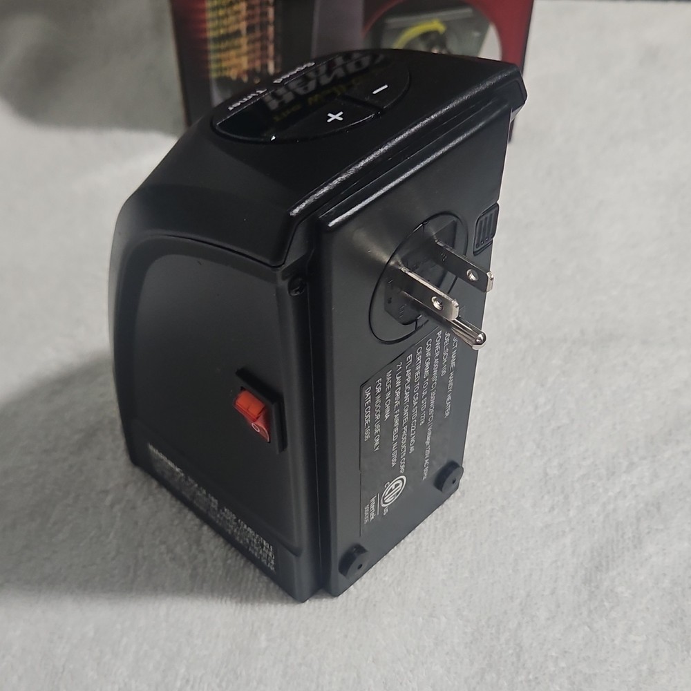Handy Heater Wall-Outlet 350W Ceramic Space Heater Timer Remote Control