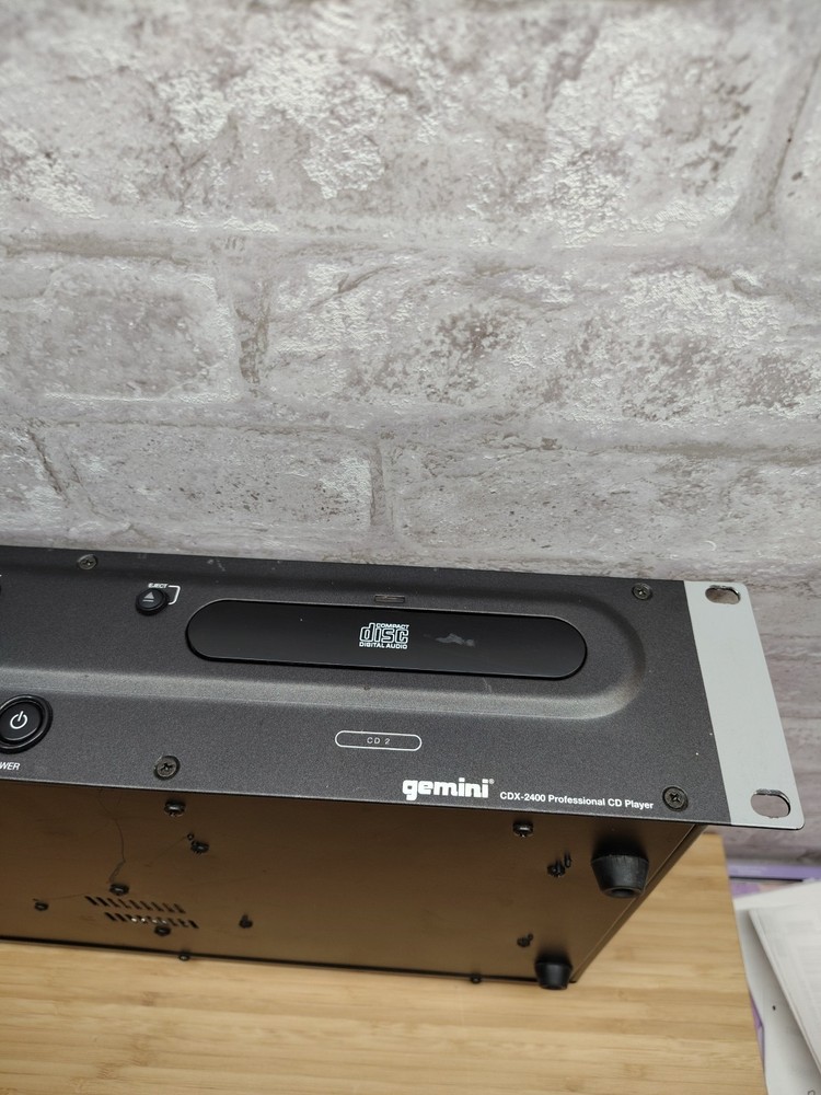 Gemini CDX- 2400 Rackmount Dual CD Player