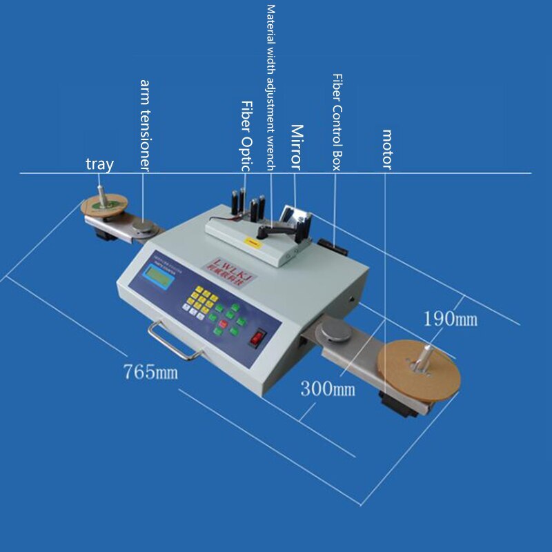 YS-801E Auto SMD Parts Components Counting Machine Chip Stock Counting Machine