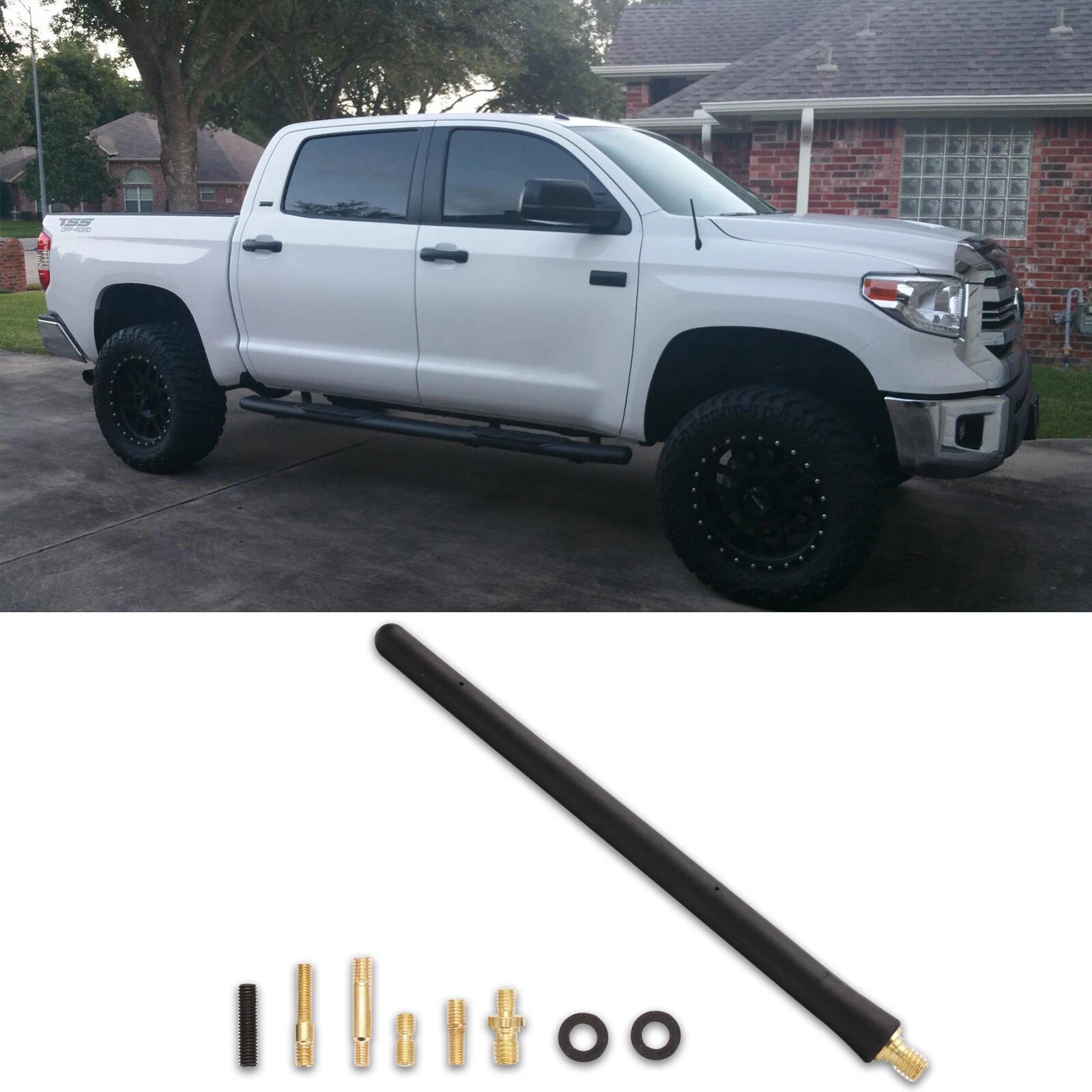 For TOYOTA TUNDRA 2000-2020 7" Short Aerial Antenna Mast Radio AM/FM Reception