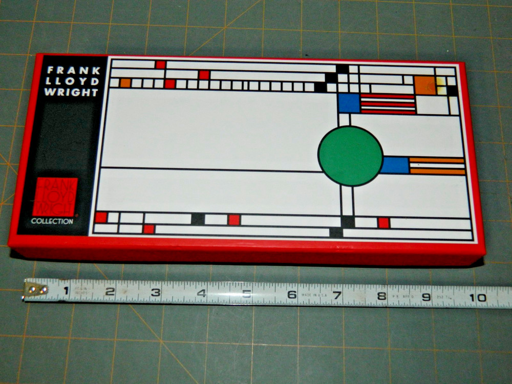 Frank Lloyd Wright Art Glass Window (15) Notecards Envelopes & presentation Box