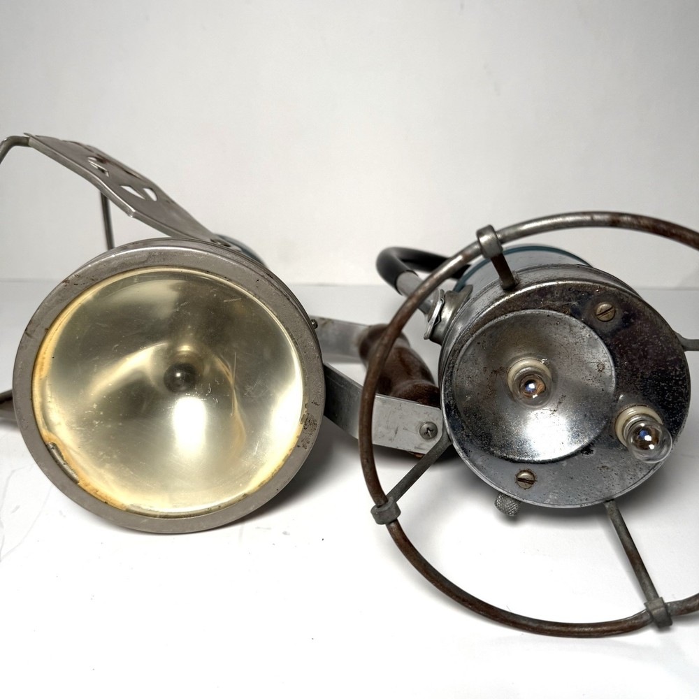 Vintage Amtrak Star Headlight & Lantern Co. Railroad Spot Light Set Untested