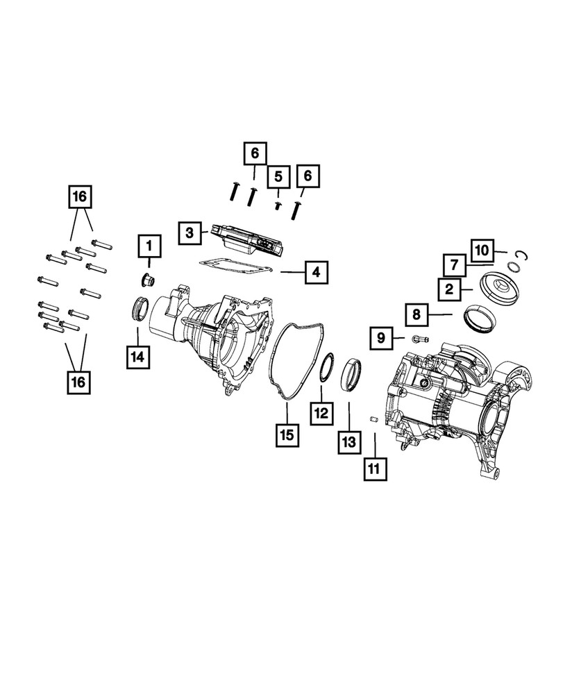 Genuine Mopar Output Seal 68226167aa