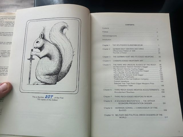 Book-Collecting Edged Weapons 3rd Reich Vol 3- Numbered & Signed-Thomas Johnson