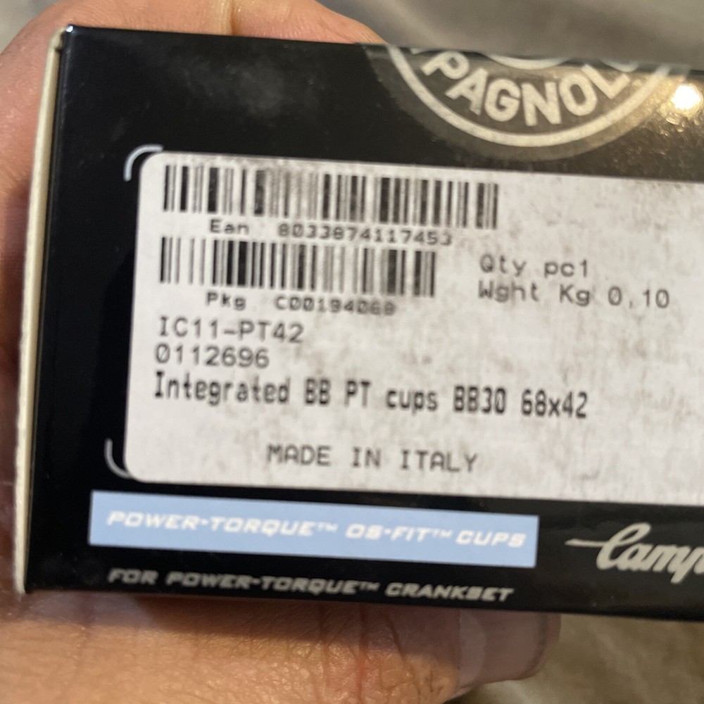 Campagnolo Power Torque OS Fit Bottom Bracket Cups NEW!!!!