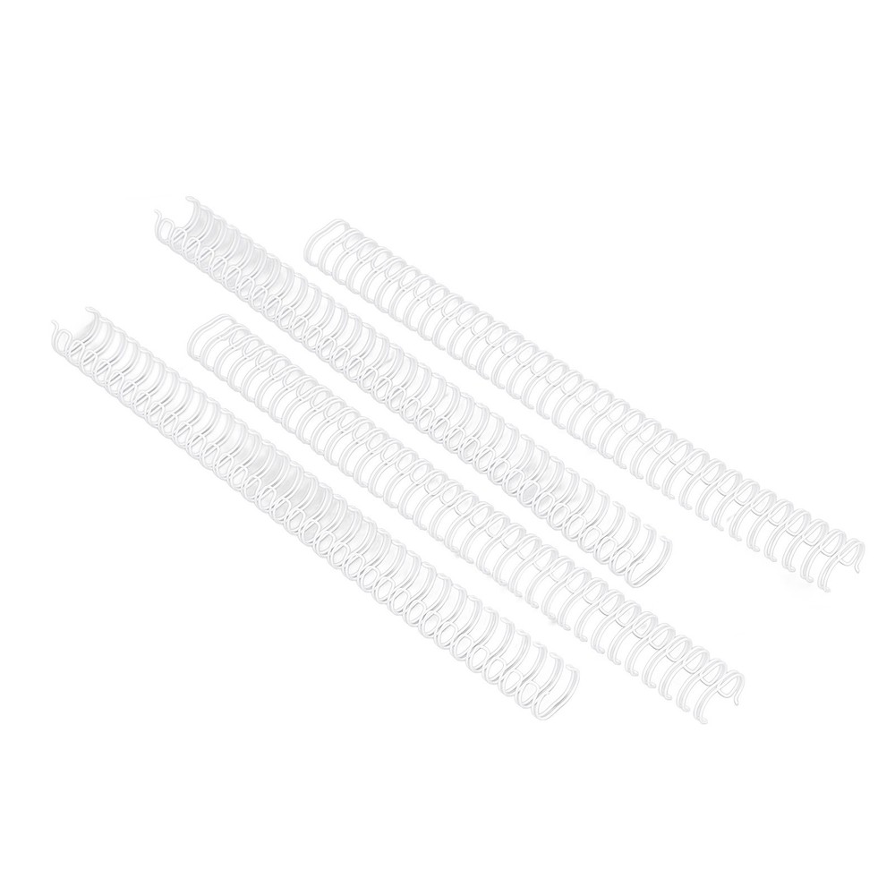 100PCS Double Loop Wire Binding Spines 9/16 Inch 120 Sheet Capacity A4 Premium