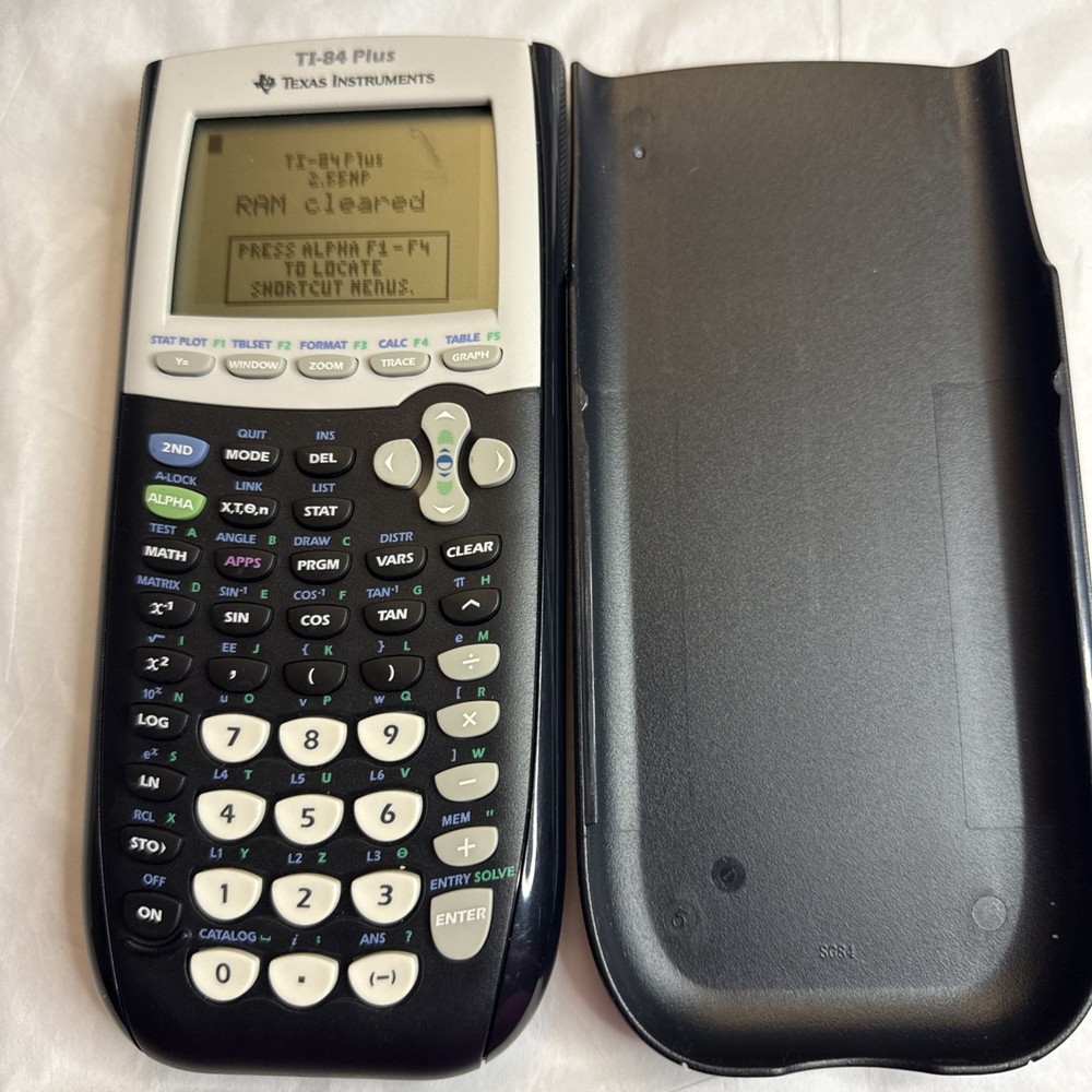 Texas Instruments TI-84 Plus Graphics Calculator - Black- tested