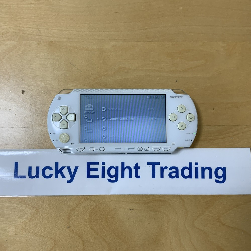 PSP 1000 Ceramic White Console only [H]