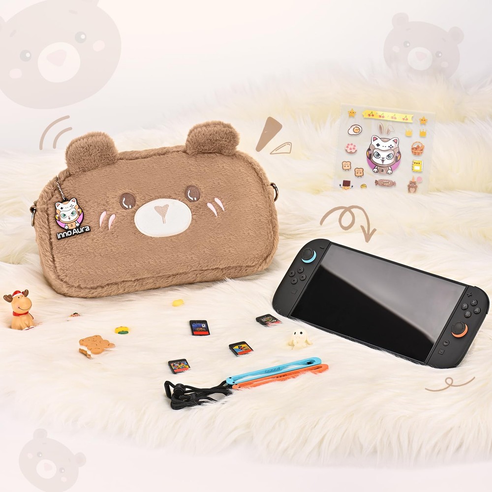 innoAura Switch 2 Case for Switch 2 Model 2025, Switch 2 Carrying Case, Detac...