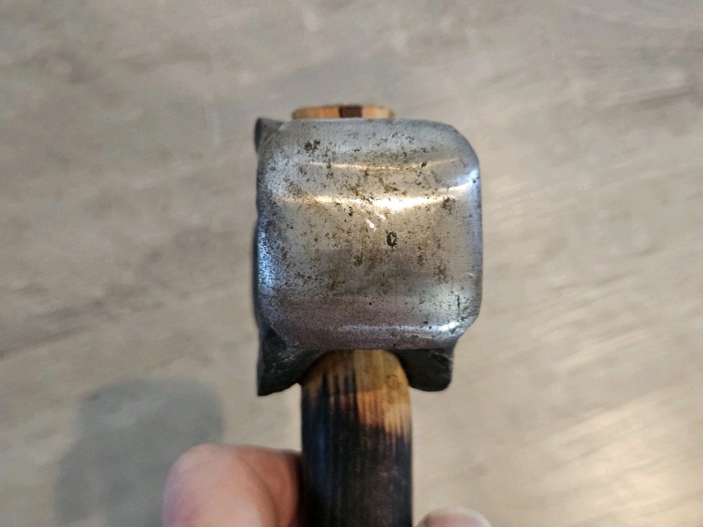 Vintage Blacksmith's Hammer Rounding Sledge with Handle