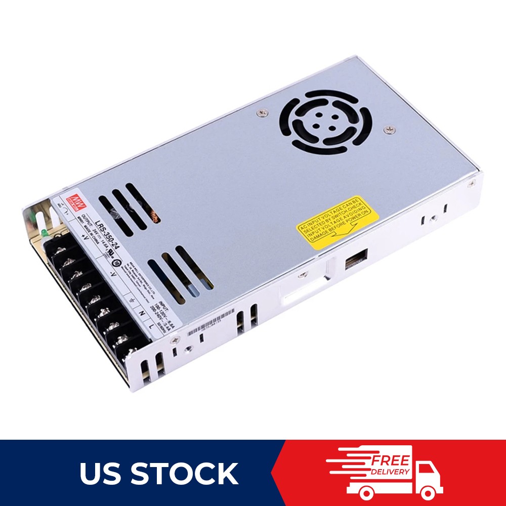 MEAN WELL LRS-350-24 Switching Power Supply 350.4W 24V 14.6 Amp Single Output