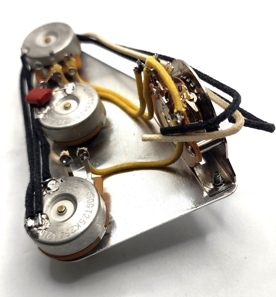 Replacement Harness for Stratocaster 1957 Pre-Wired 3-Way Switch Control Plate