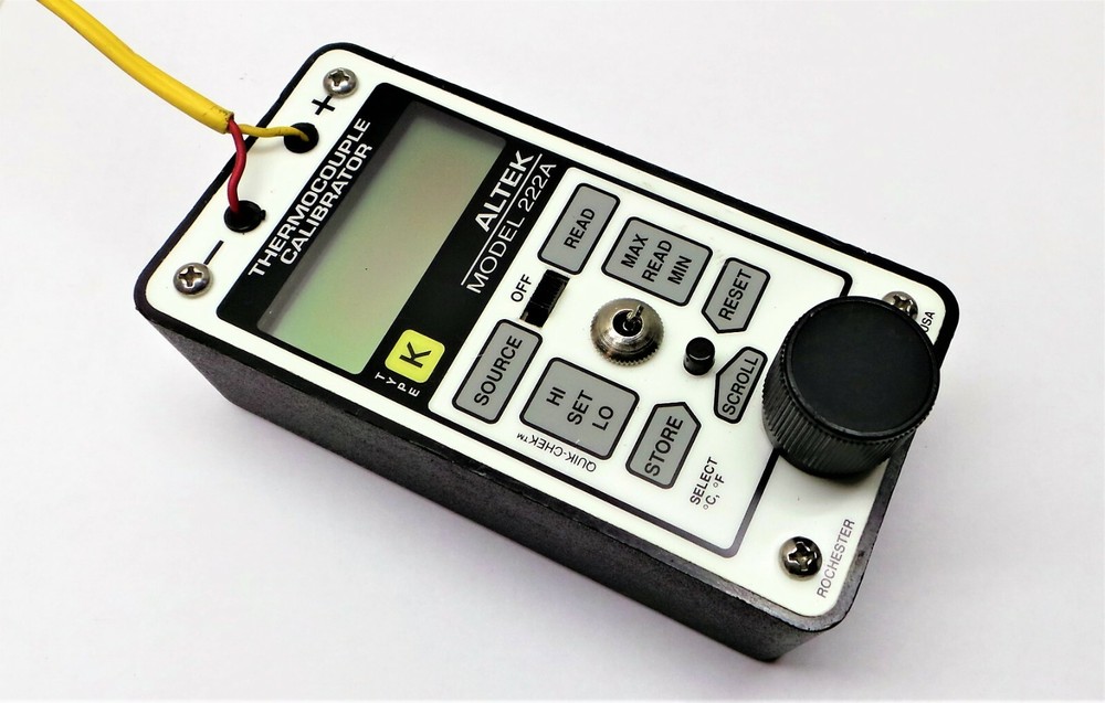 ALTEK 222A THERMOCOUPLE CALIBRATOR.