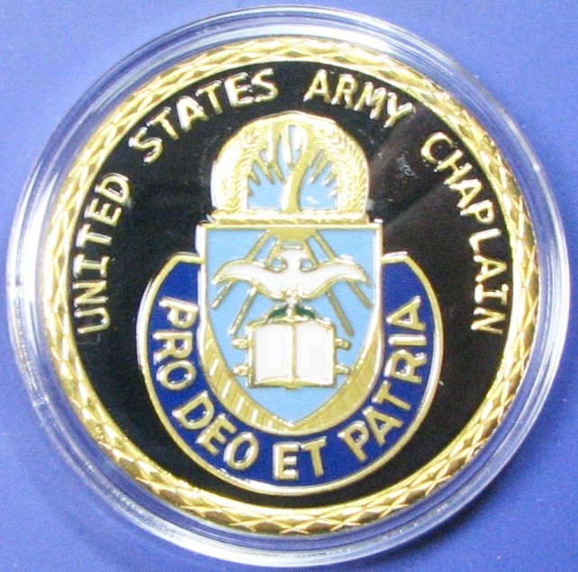 US Army Chaplain. Challenge, Souvenir. CT65b.