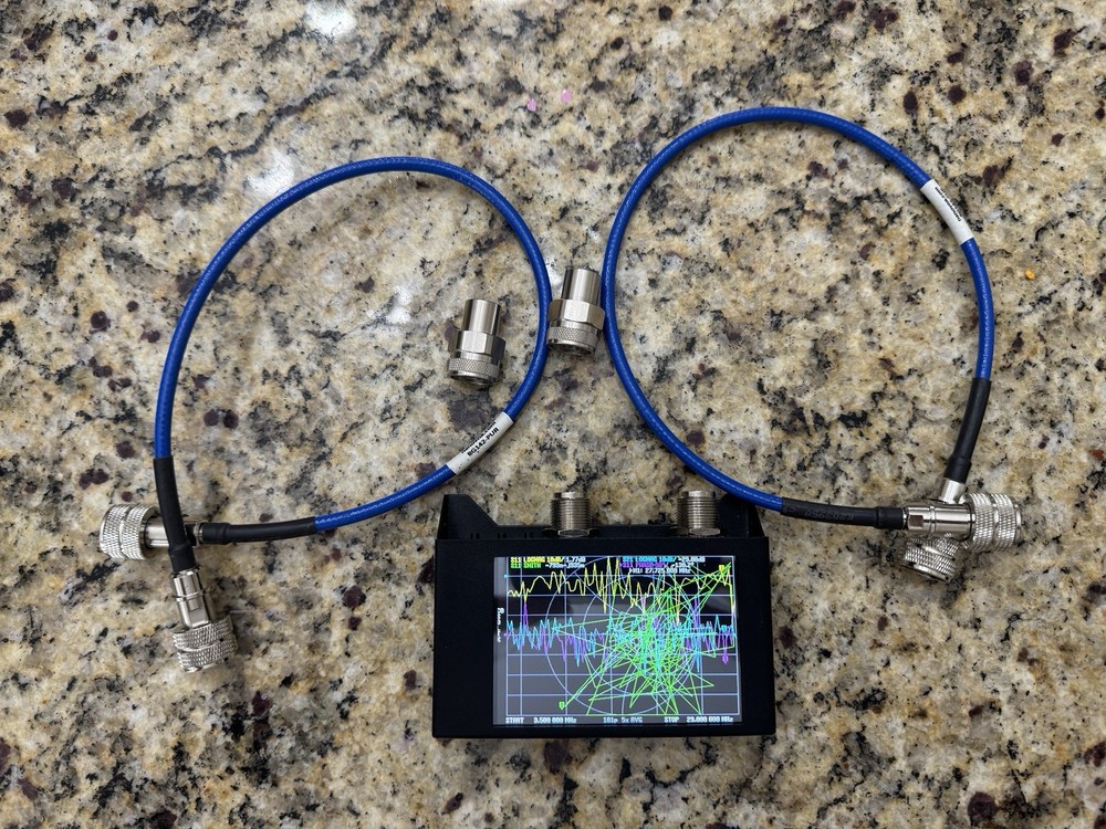 50KHz-3GHz 4" Vector Network Analyzer Meter Antenna Analyzer SAA-2N NanoVNA V2