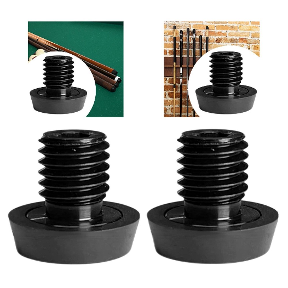 Billiard Cue Bottom Plug Block Screw Type Billiard Cue Bottom Rubber Bumper