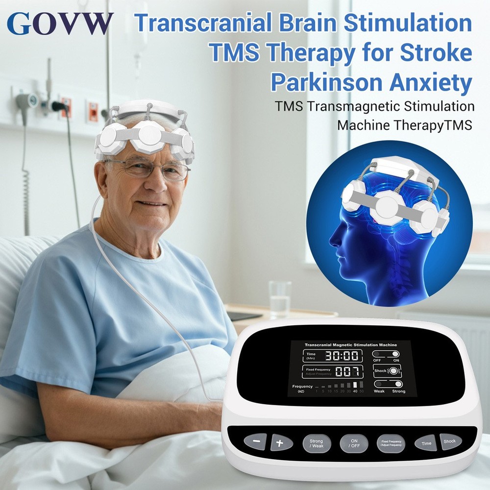 Transcranial Magnetic Stimulation Machine for Mood Disorders Therapy Depression