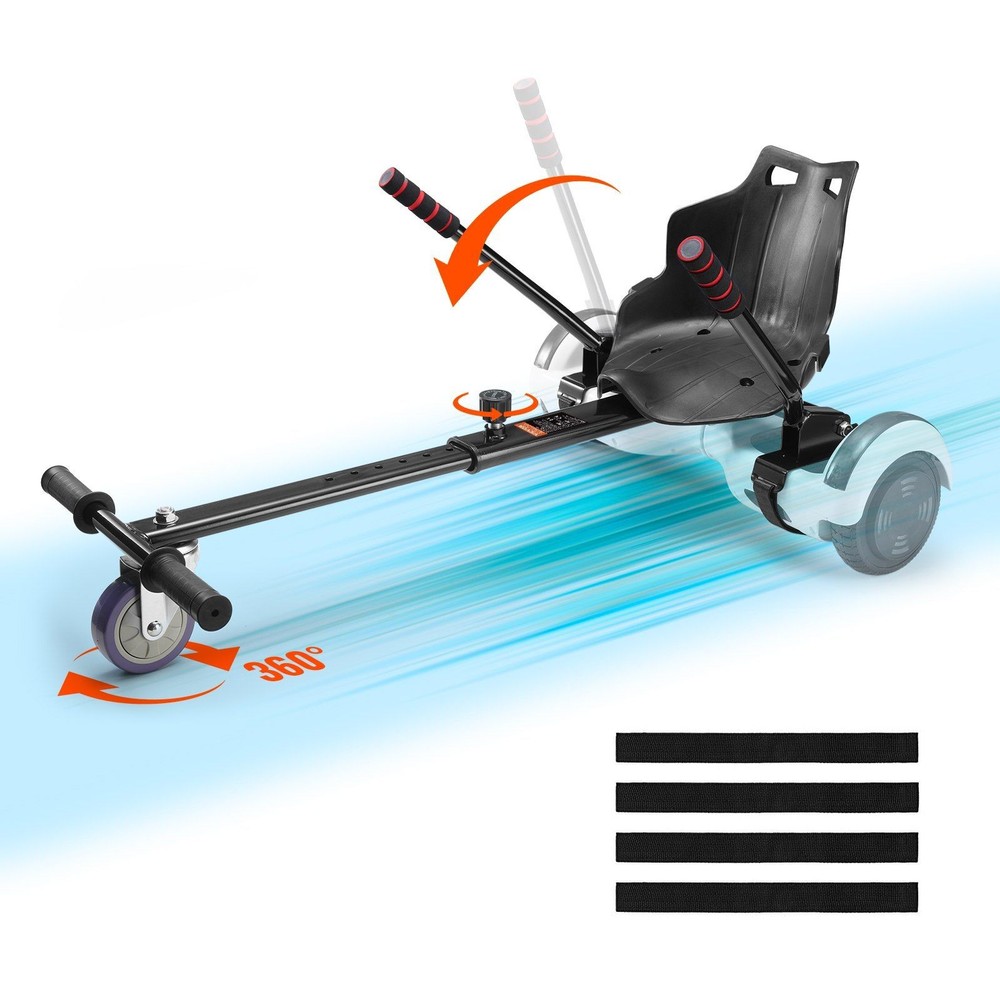Adjustable Frame 220lb Capacity for 6.5" 8" 8.5" 10" Hoverboard Seat Attachment