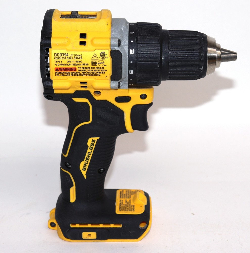 DeWalt DCD794 1/2" 20V Compact Cordless Drill/Driver (Tool Only)