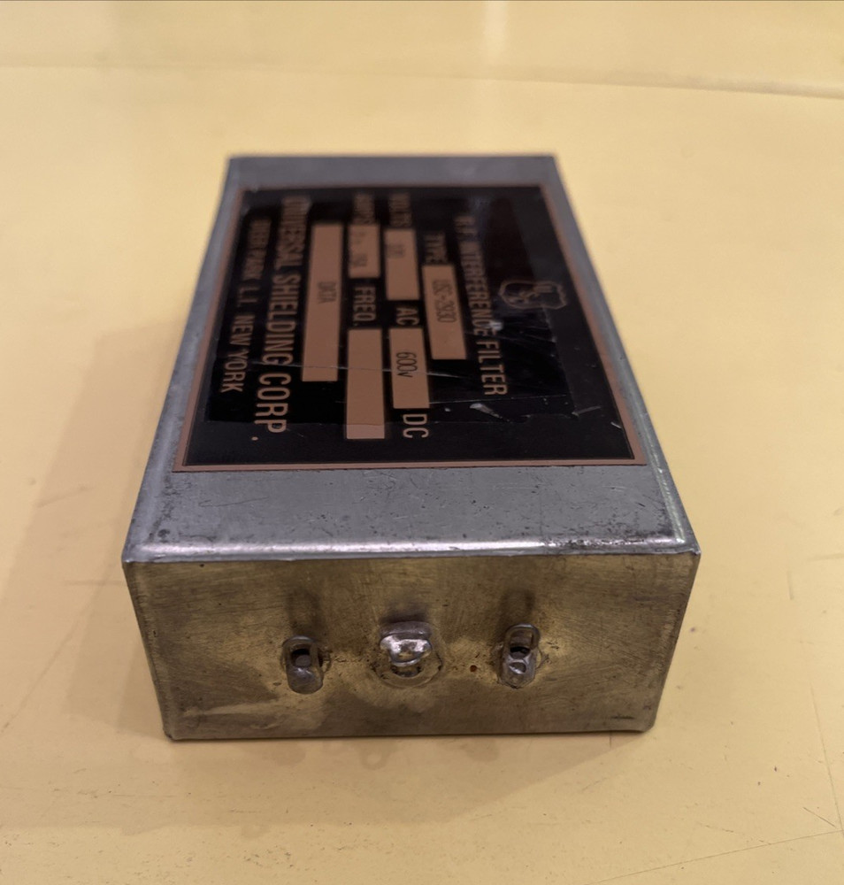 RF Interference Filter 2 wire 120 VAC 600 VDC, 2x.15 Amps, DATA, USC-2930