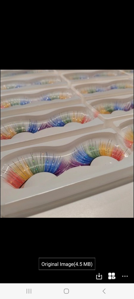 Rainbow Eyelashes