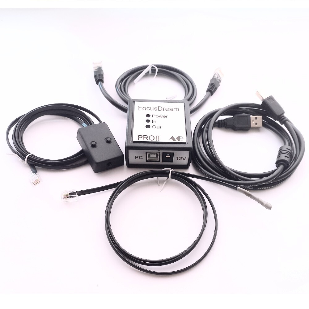 FocusDreamPROII -  NEW USB ASCOM, INDI stepper motor focus controller