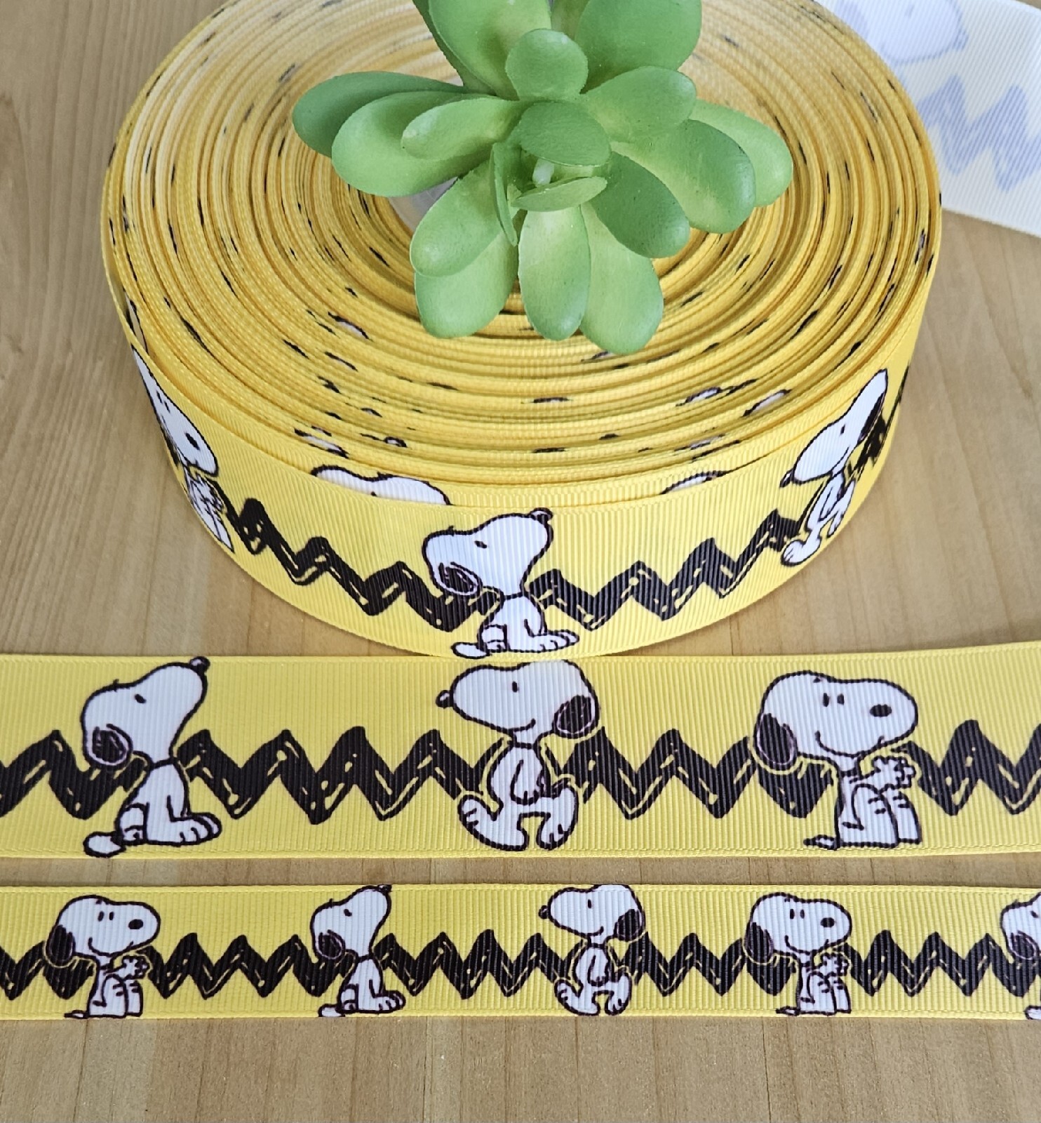 5/8, 7/8, 1.5 & 3" (1 YD) Snoopy Grosgrain Ribbon Dog Animal Collar Peanuts