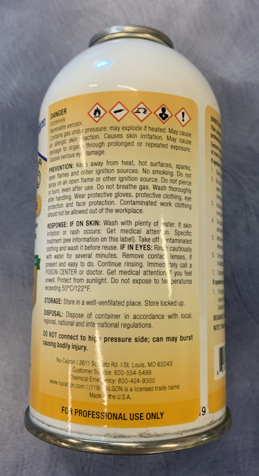 NU-CALGON A/C EASYSEAL SS 2.5oz CAN (TREATS FRACTIONAL UP TO 1.5 TON) 4050-01