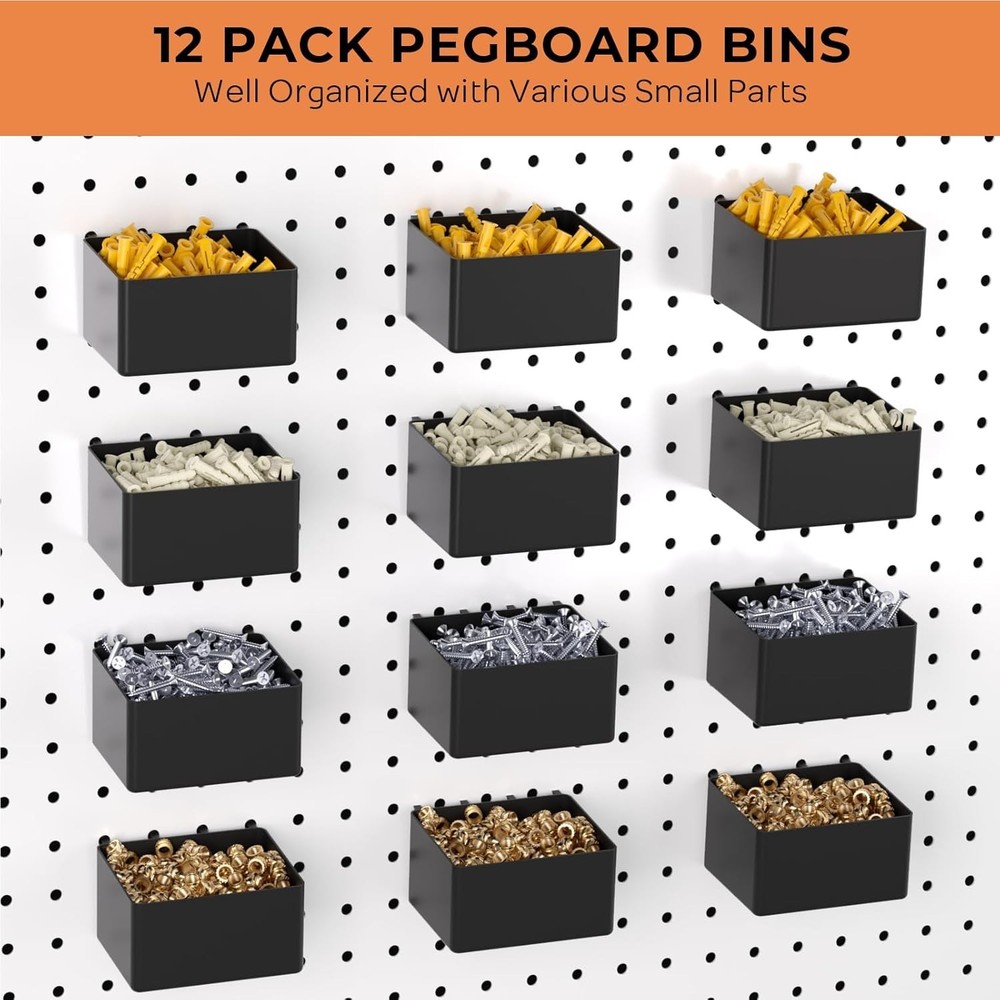 278PCS Pegboard Hook Assortment - Perfect for Tools & Workspace Order