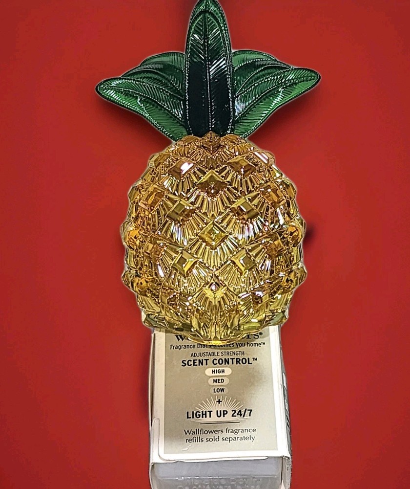 Pineapple Shapped Scent Control 24hr Night Light Wallflower Super Cute🥭