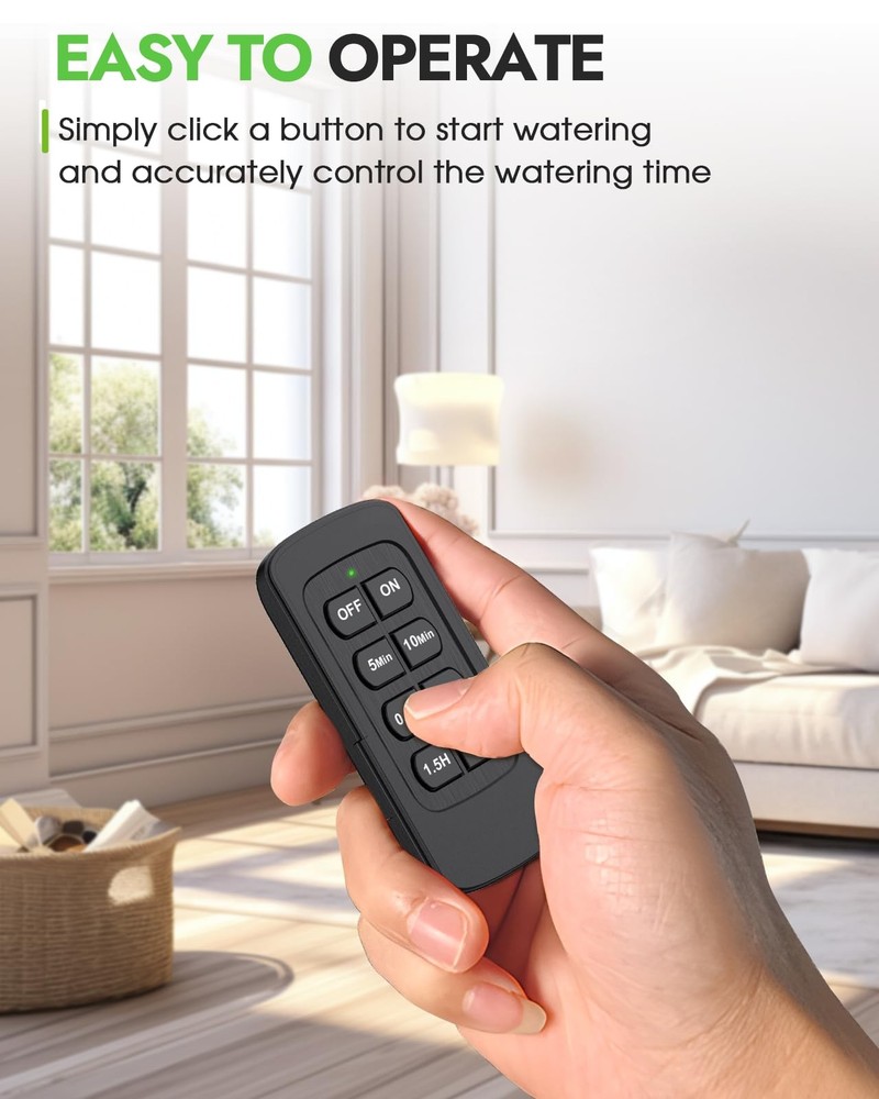 Sprinkler Timer with Remote Control, Water Hose Remote Control Water Timer