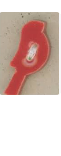 Mill Hill Ceramic Buttons 86095 cardinal