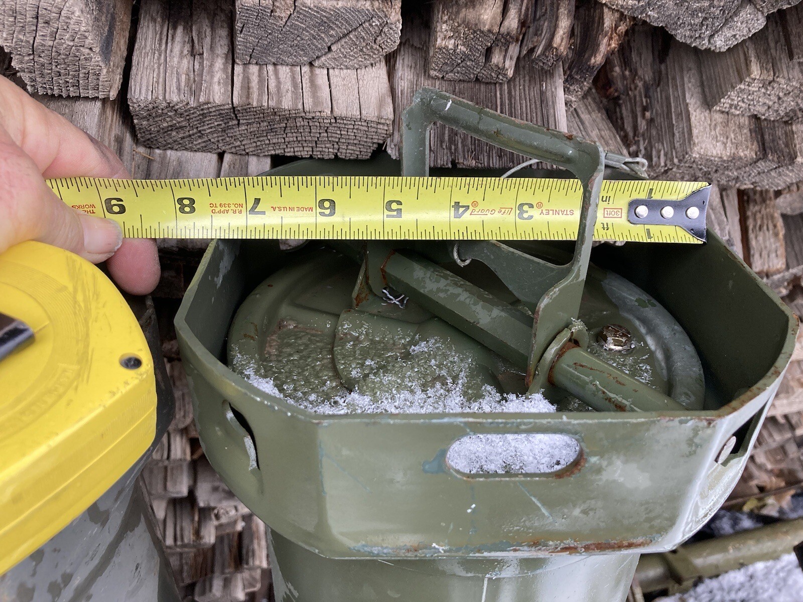 120 mm Storage Container Ammo Tube And Lid Cache. PA116