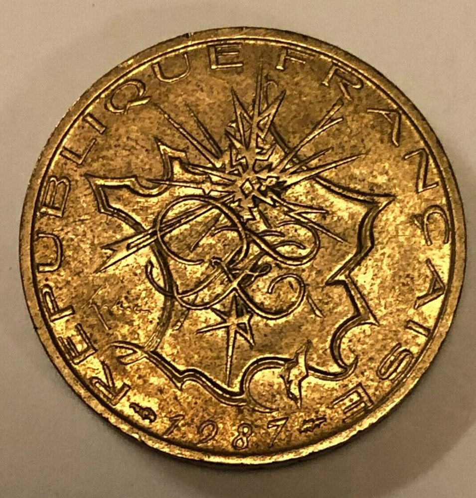 10 Francs French Coin 1987