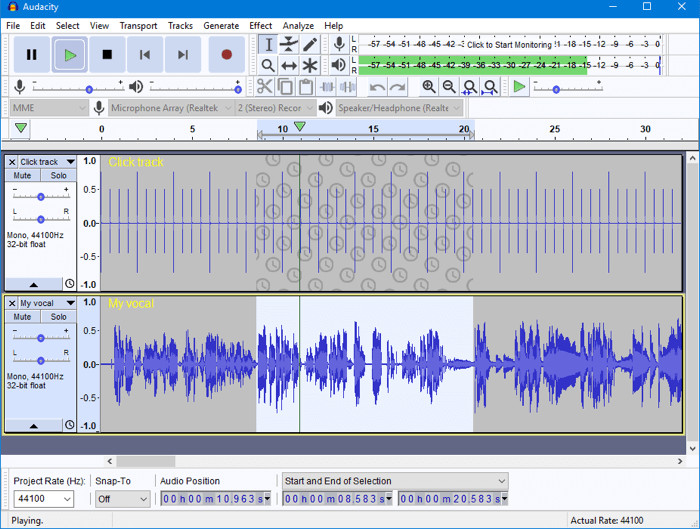 Audacity-Pro Audio-Music Studio Editing-Recording Software Program-Windows-CD