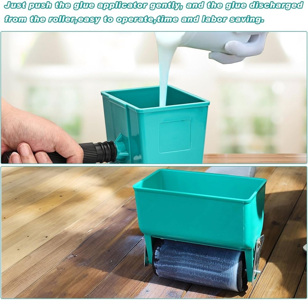 Woodworking Glue Applicator Roller 3 Inch Adjustable Spill-Free Spread